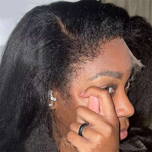  HD Lace Kinky Straight 13x4 Lace Front Wigs（Full Frontal） | Human Hair Wig | Lace Front